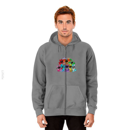 Poppy Playtime Chapter 3 Smiling Critters Catnap Zip Hoodies By @Breez