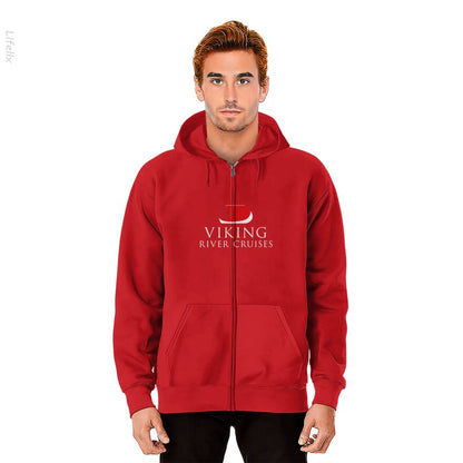 Luxecruises - Vikingrivier Hoodies met rits door @Silviaro