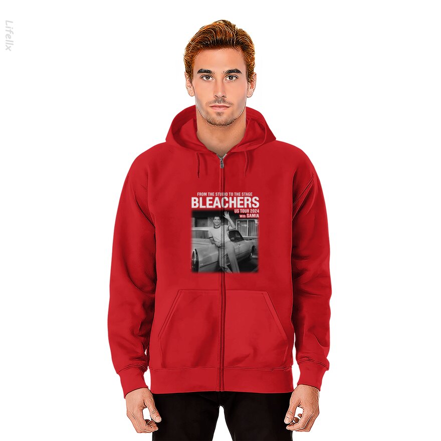 Bleachers Concert Tour 2024 Zip Hoodies By @Silviaro