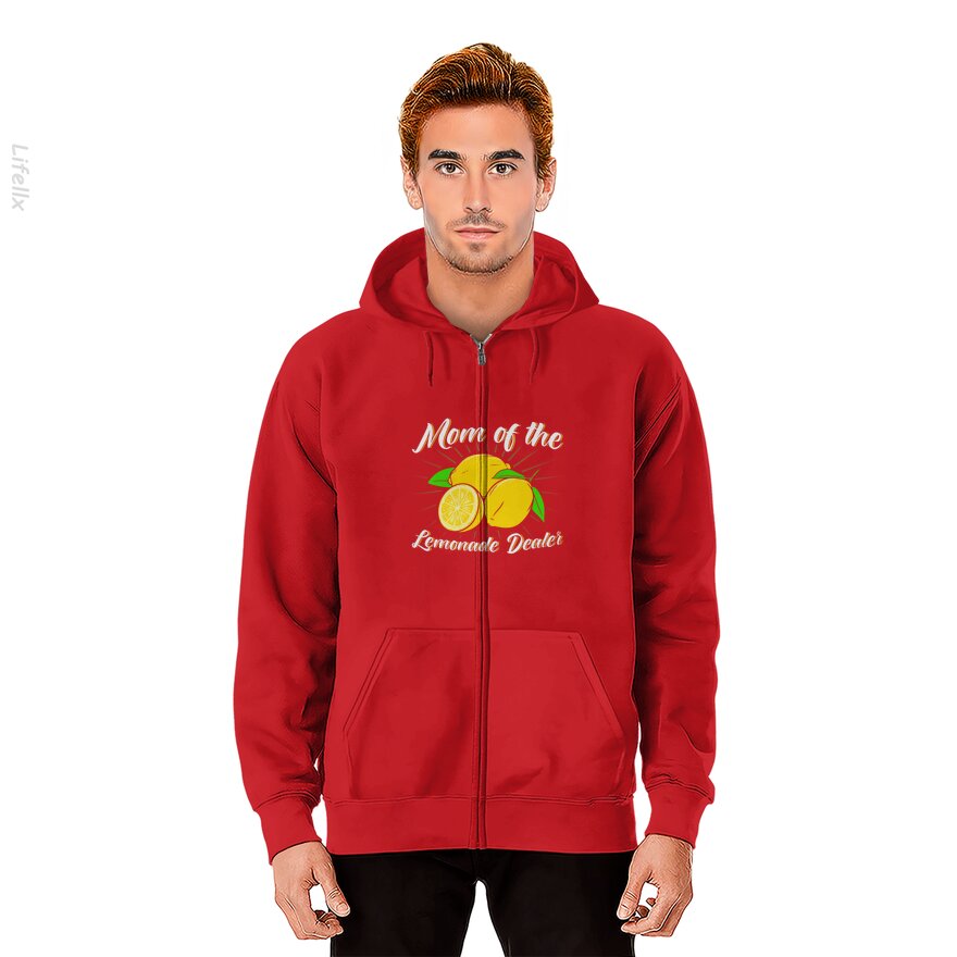 Mom Of Lemon Juice Store Business Zip Hoodie By @Baloshiya