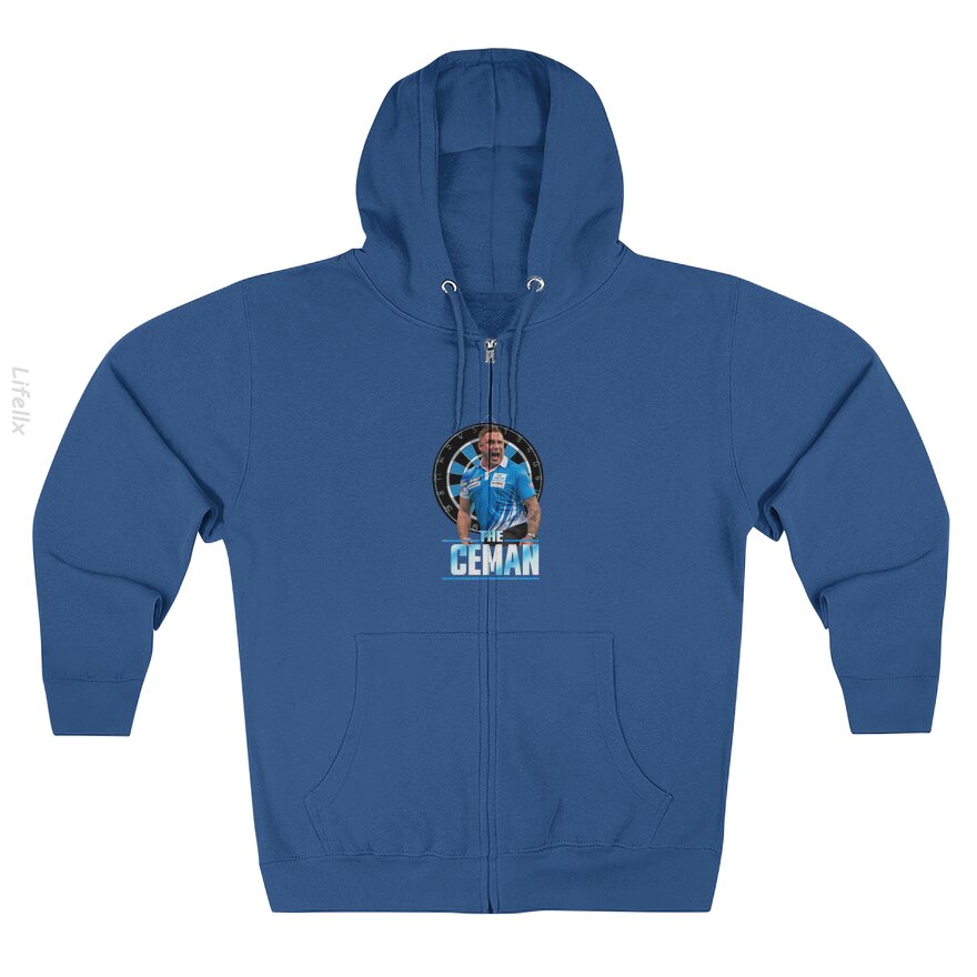 Wales The Iceman Darts PDC 2022 Zip Hoodies By @Breez