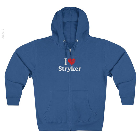 Stryker Name - Ich liebe Stryker Geschenk Kapuzenjacke von @Tacticgr