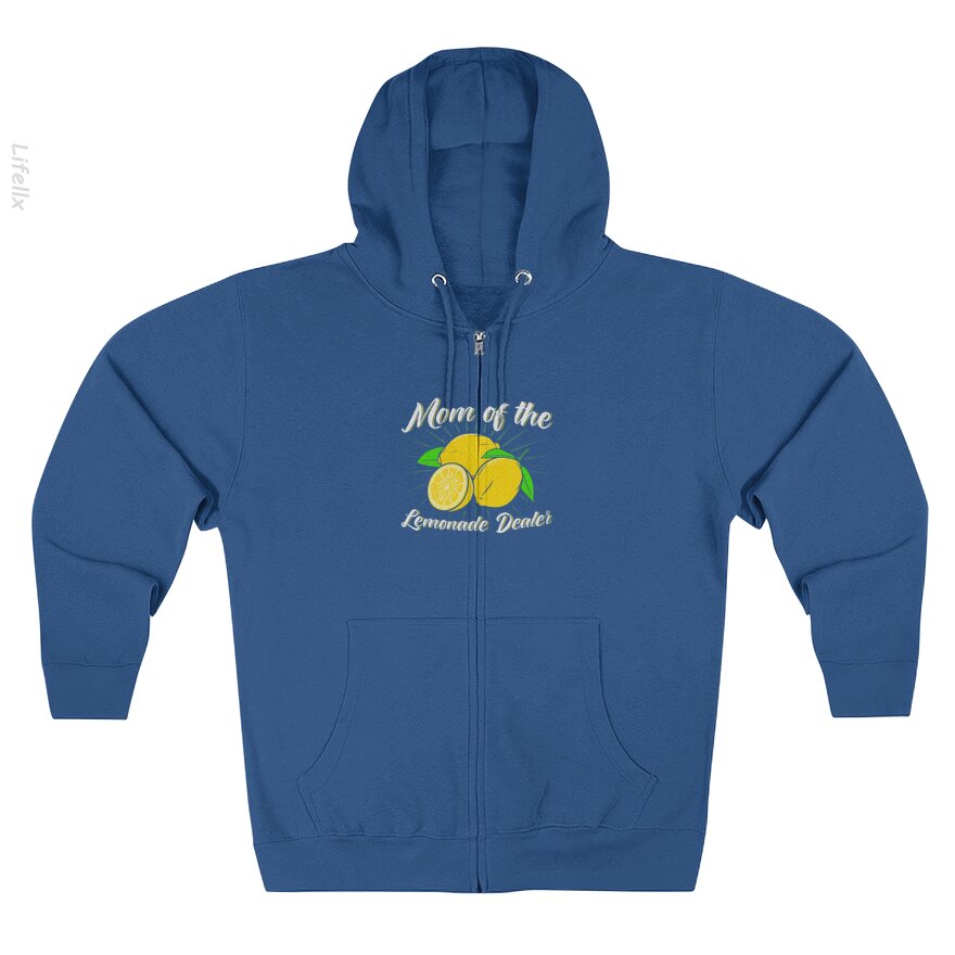 Mom Of Lemon Juice Store Business Zip Hoodie By @Baloshiya