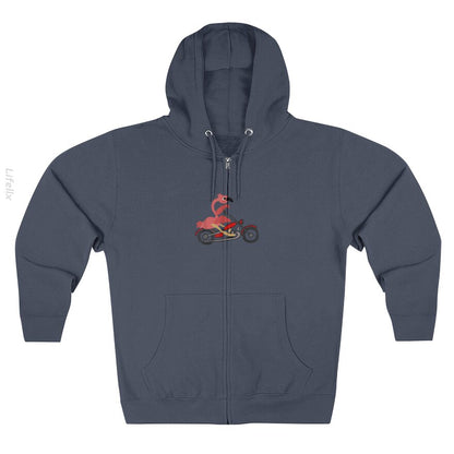 Vogel Motorfiets Hoodie met rits door @Breez