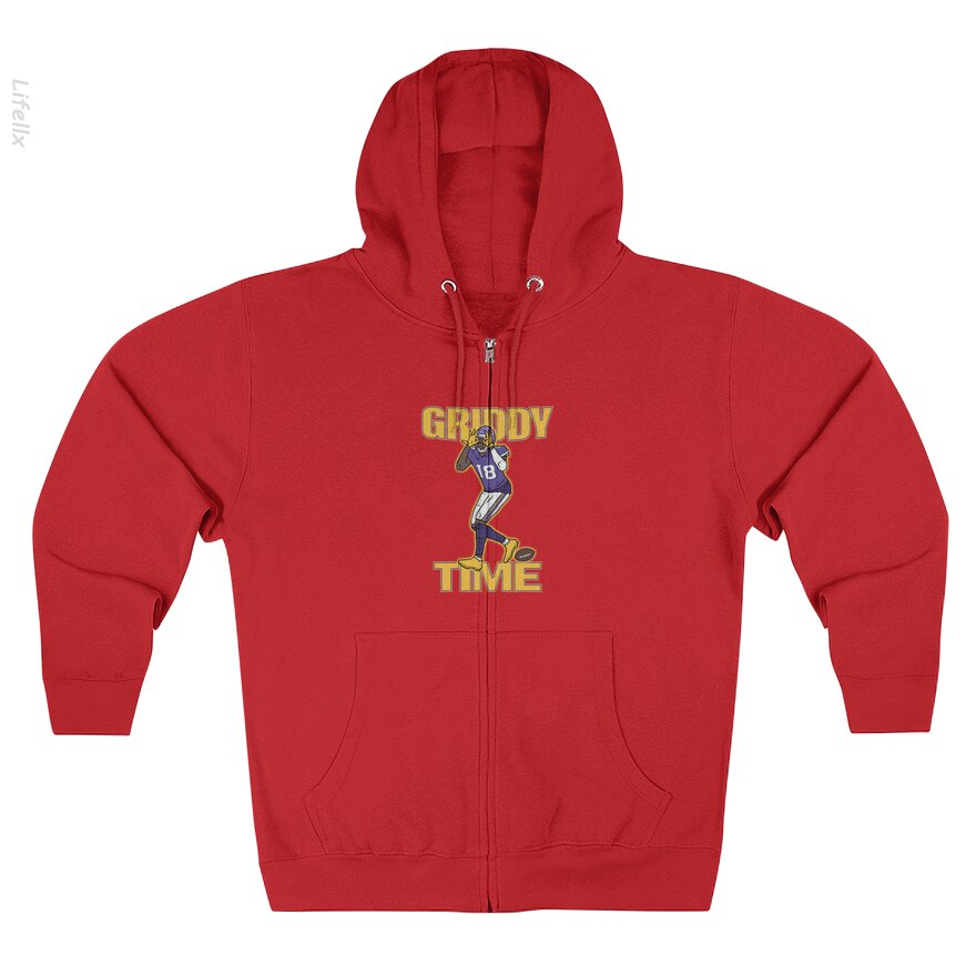 Jefferson Griddy Time Youth T-shirt | Vikings | Justin Zip Hoodie By @Silviaro