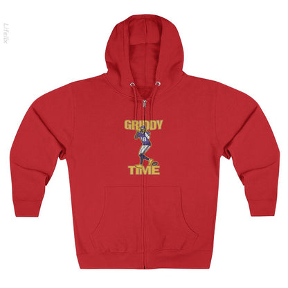 Jefferson Griddy Time jeugd T-shirt | Vikingen | Justin Hoodie met rits door @Silviaro