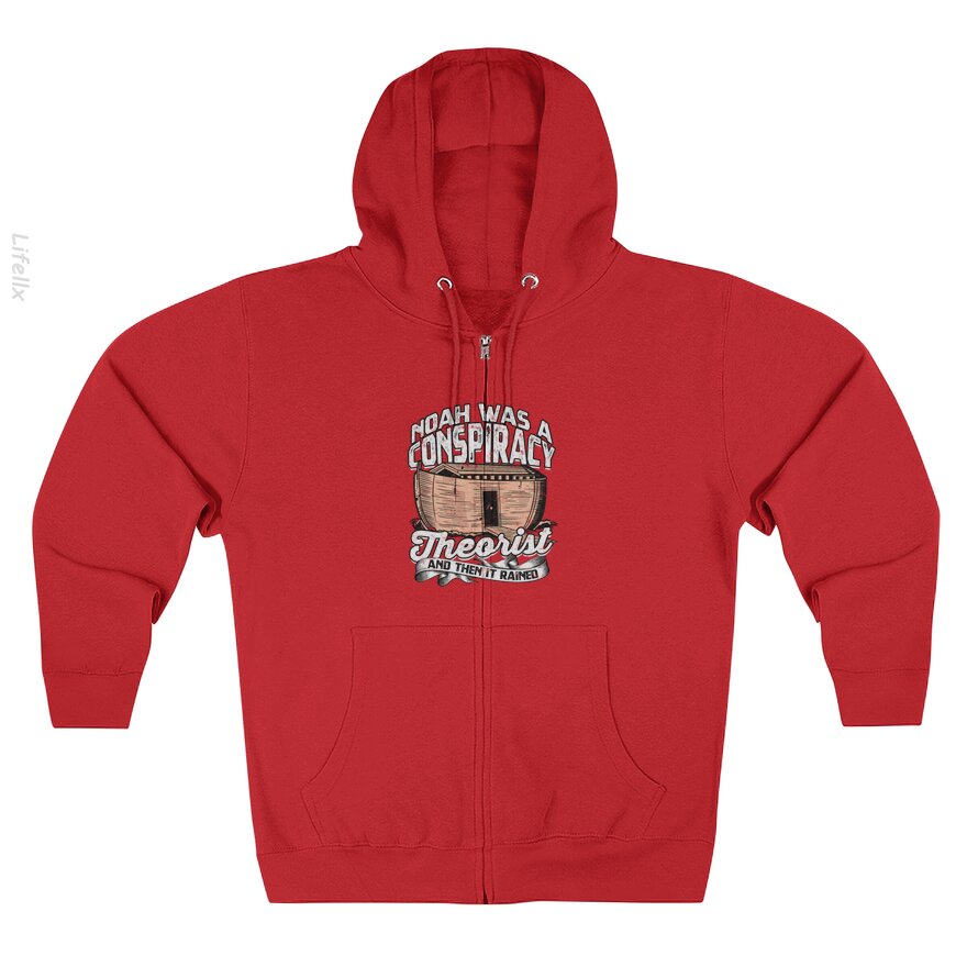 Samenzweringstheoreticus Theorie Science Fiction Hoodies met rits door @Silviaro