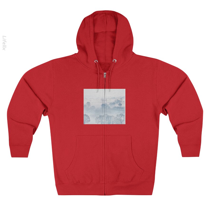 Geluid van stilte Hoodie met rits door @Breez