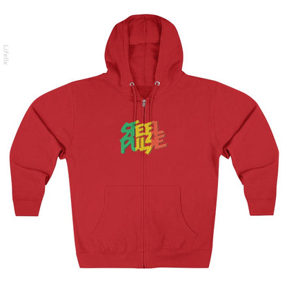 Steel Pulse Hoodie met rits door @Silviaro