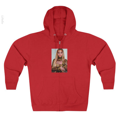 Retrato Encantador de Beyoncé Sudaderas con cremallera por @Silviaro