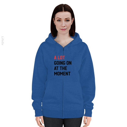 Er gebeurt veel op dit moment Taylor Swift Hoodies met rits door @Breez