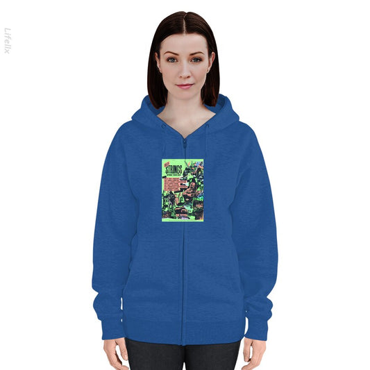 Poster van de lente-tour van Billy Strings 2024 Hoodies met rits door @Breez