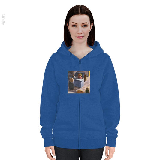 Sunny Day Real Estate - Dagboekjongen Hoodies met rits door @Breez