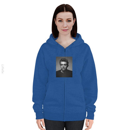 James Dean Vintage Felpa con zip di @Breez