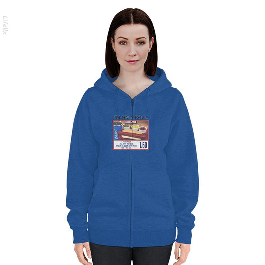 Kirkland Hotdog van Costco Hoodies met rits door @Breez