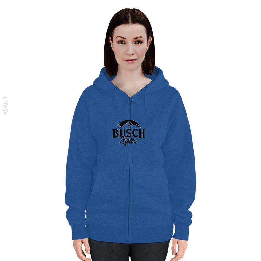 Busch Latte Socks Zip Hoodies By @Breez