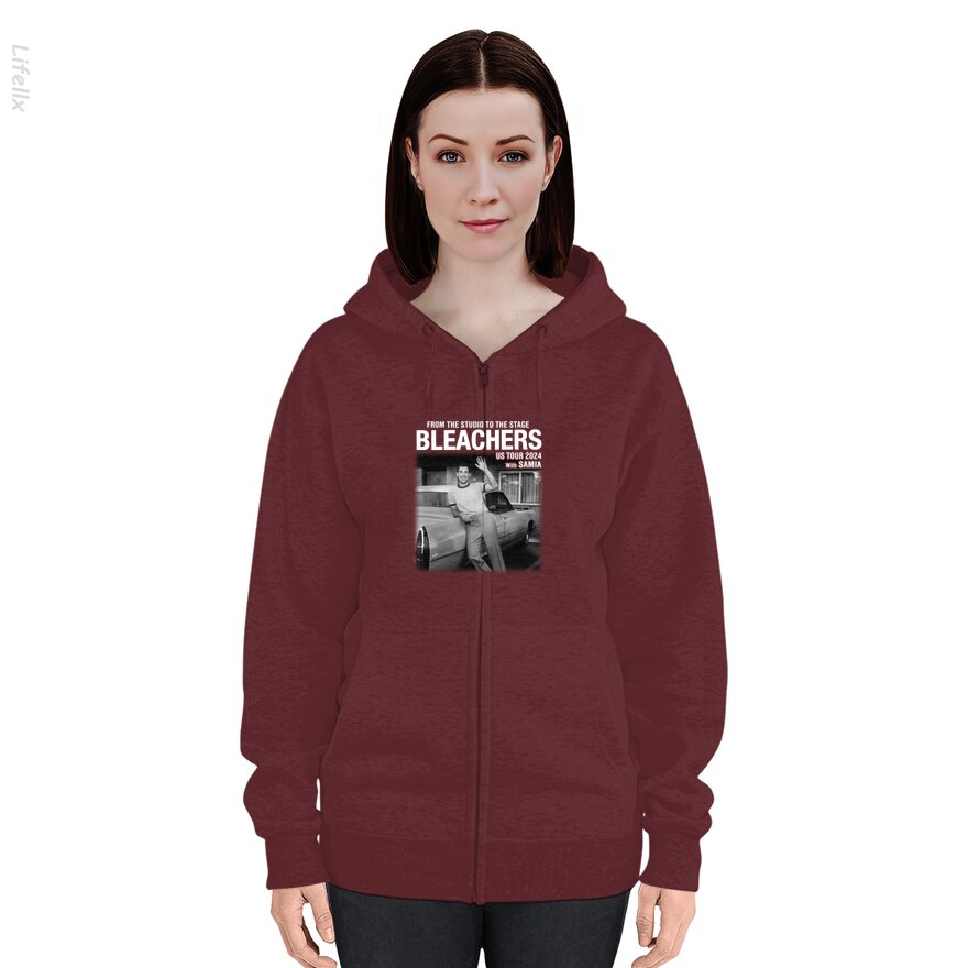 Bleachers Concert Tour 2024 Zip Hoodies By @Silviaro