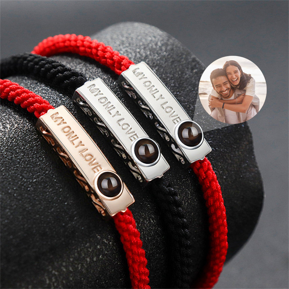 Personalized Photo Projection Bracelet My Love