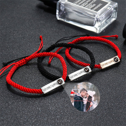 Personalized Photo Projection Bracelet My Love